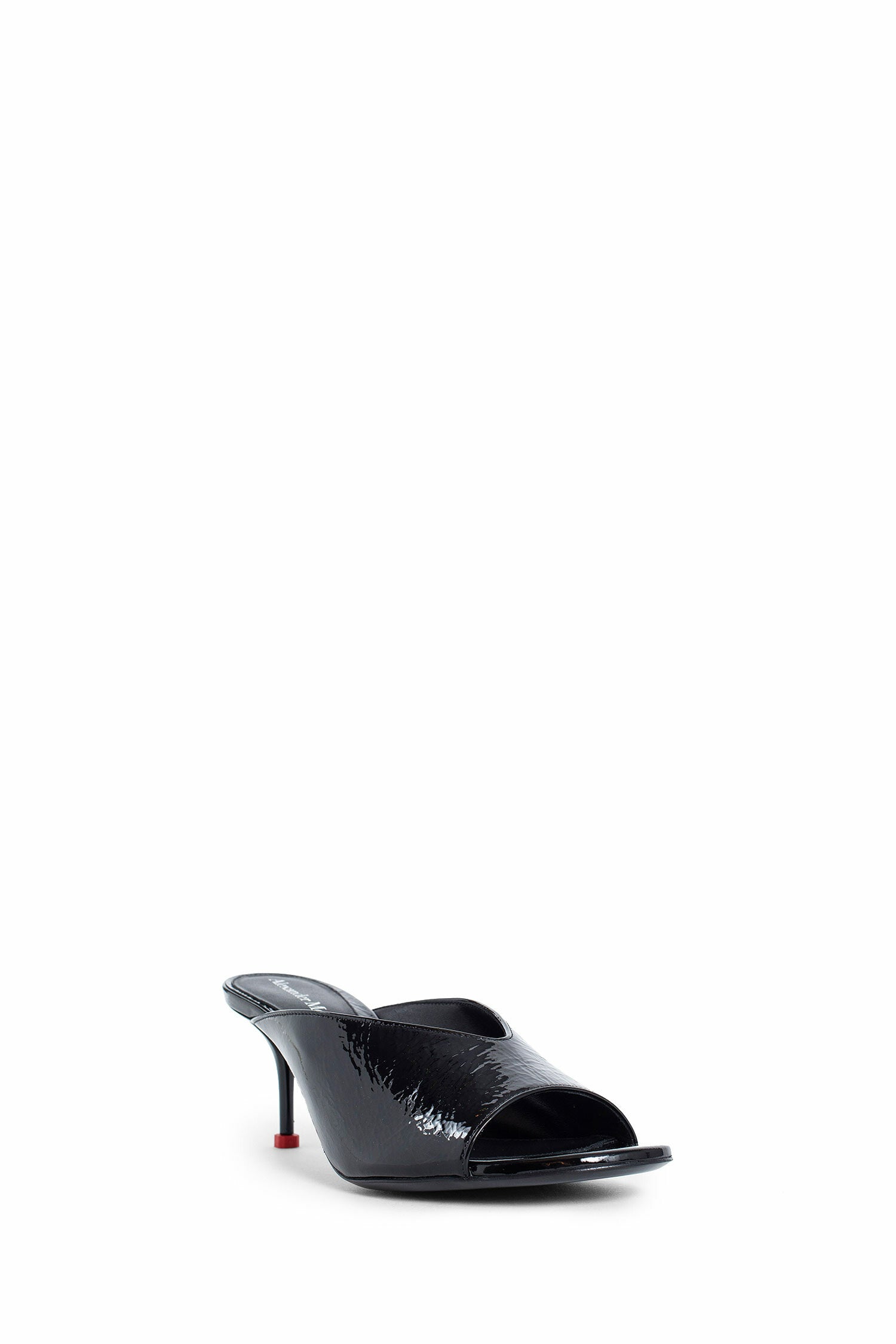 Antonioli ALEXANDER MCQUEEN WOMAN BLACK MULES In Vendita
