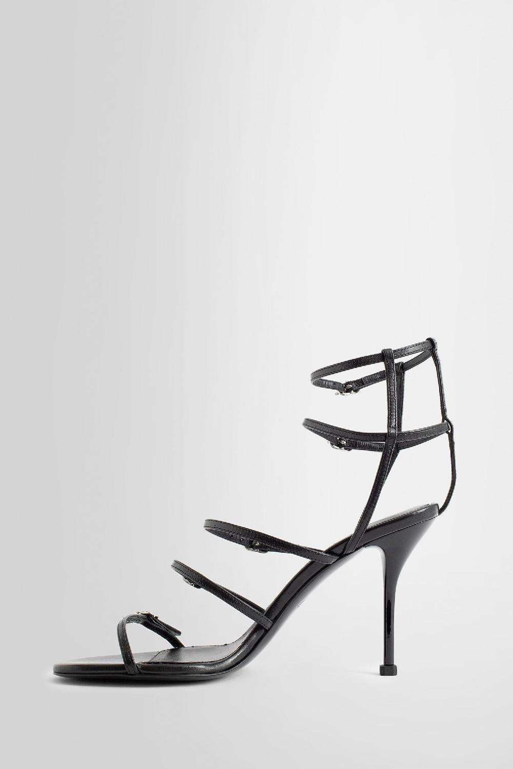 Antonioli ALEXANDER MCQUEEN WOMAN BLACK SANDALS & SLIDES Hotsell