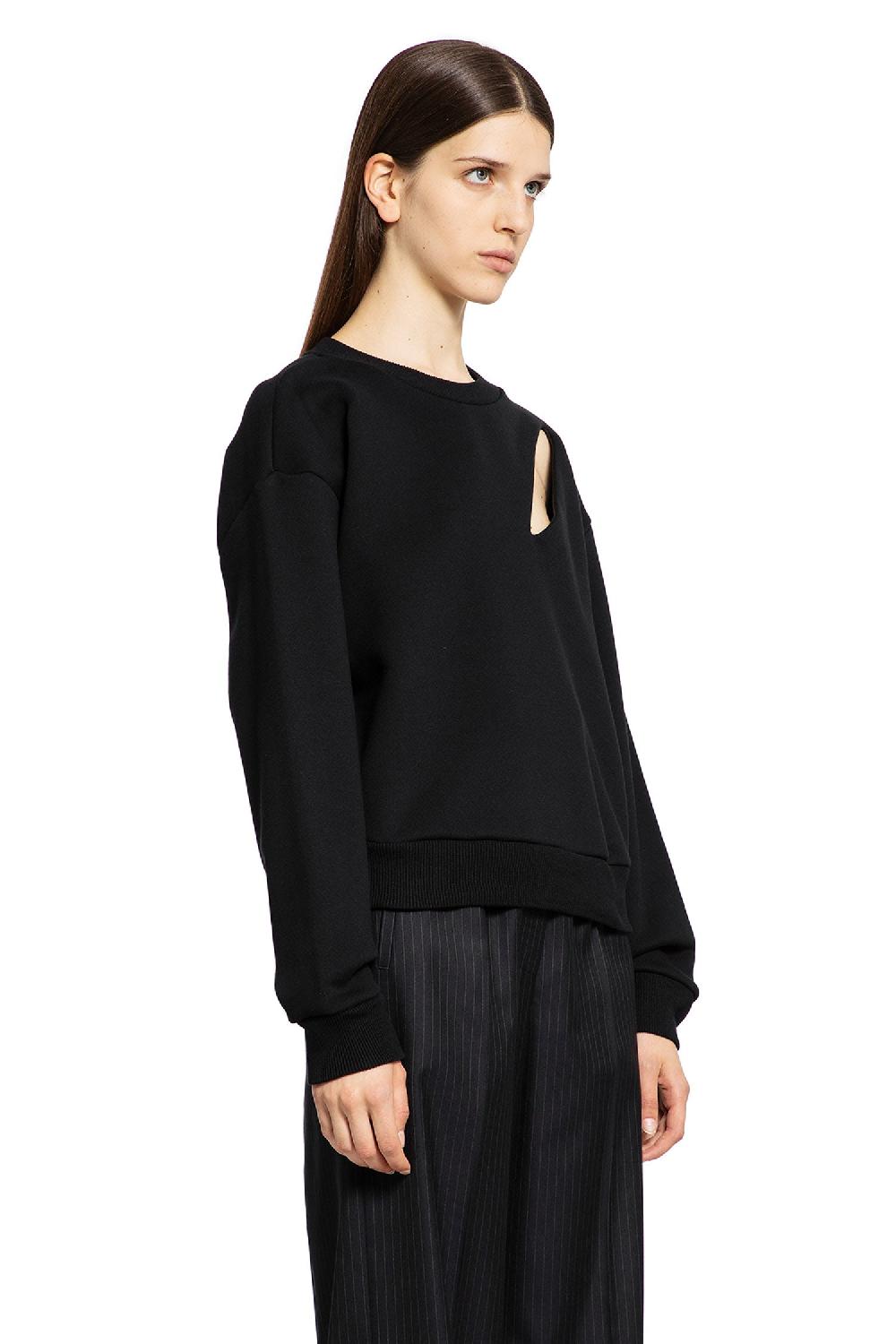 Antonioli ALEXANDER MCQUEEN WOMAN BLACK SWEATSHIRTS Negozio