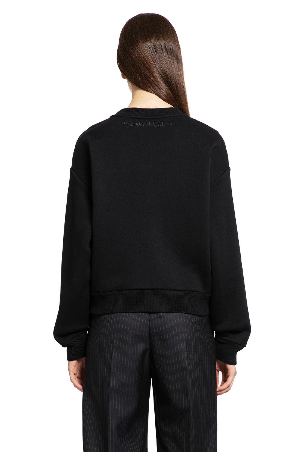 Antonioli ALEXANDER MCQUEEN WOMAN BLACK SWEATSHIRTS Negozio