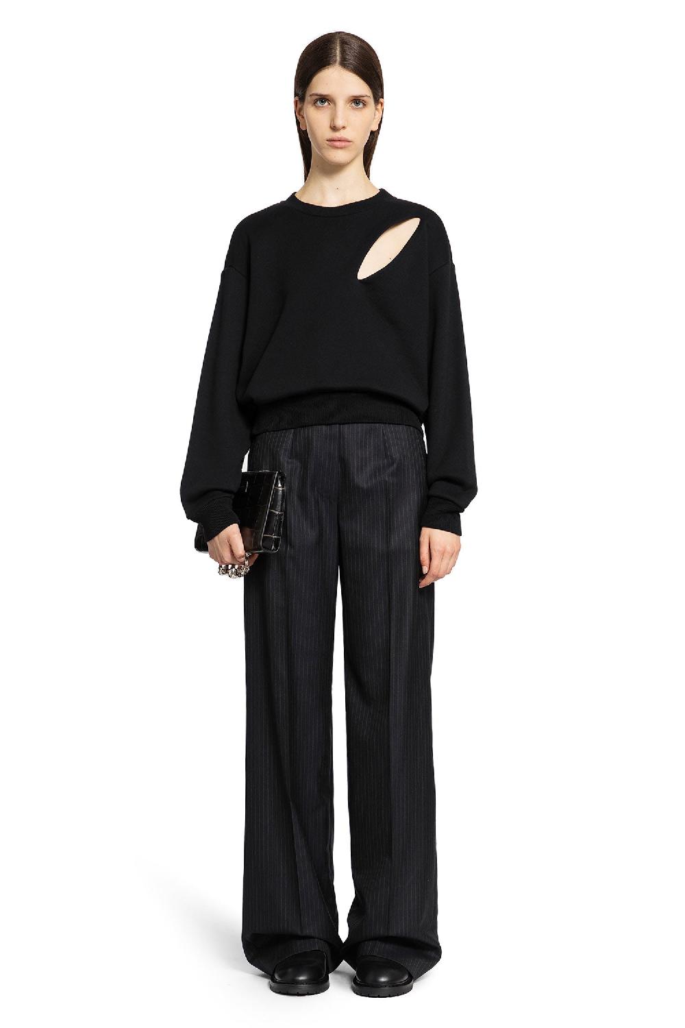 Antonioli ALEXANDER MCQUEEN WOMAN BLACK SWEATSHIRTS Negozio