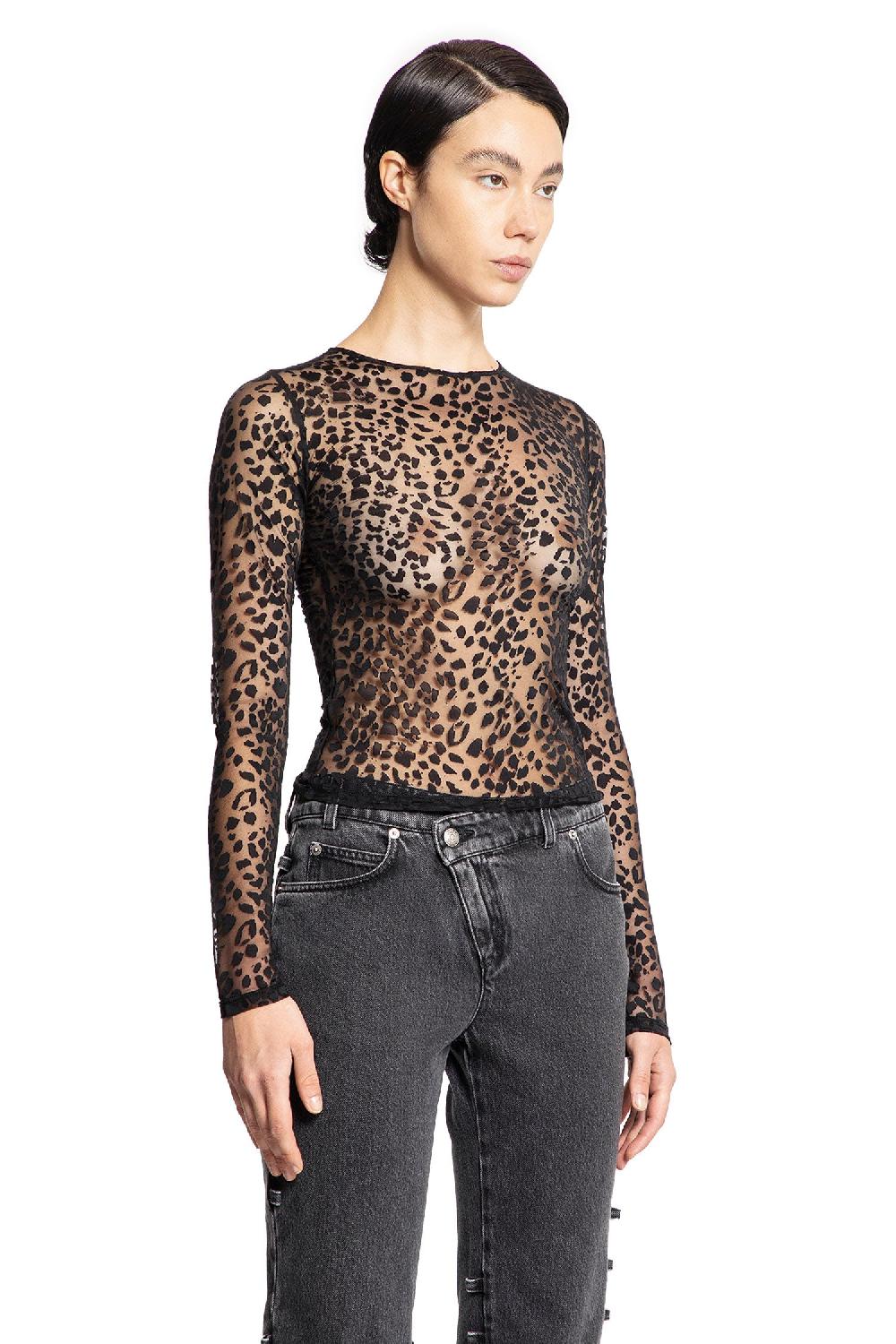 Antonioli ALEXANDER MCQUEEN WOMAN BLACK TOPS Italy