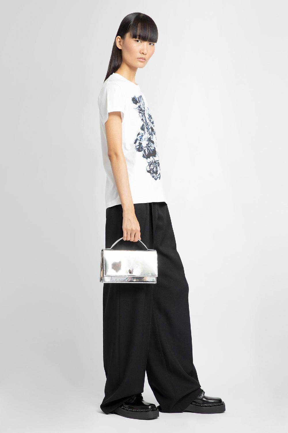 Antonioli ALEXANDER MCQUEEN WOMAN BLACK TROUSERS Italia