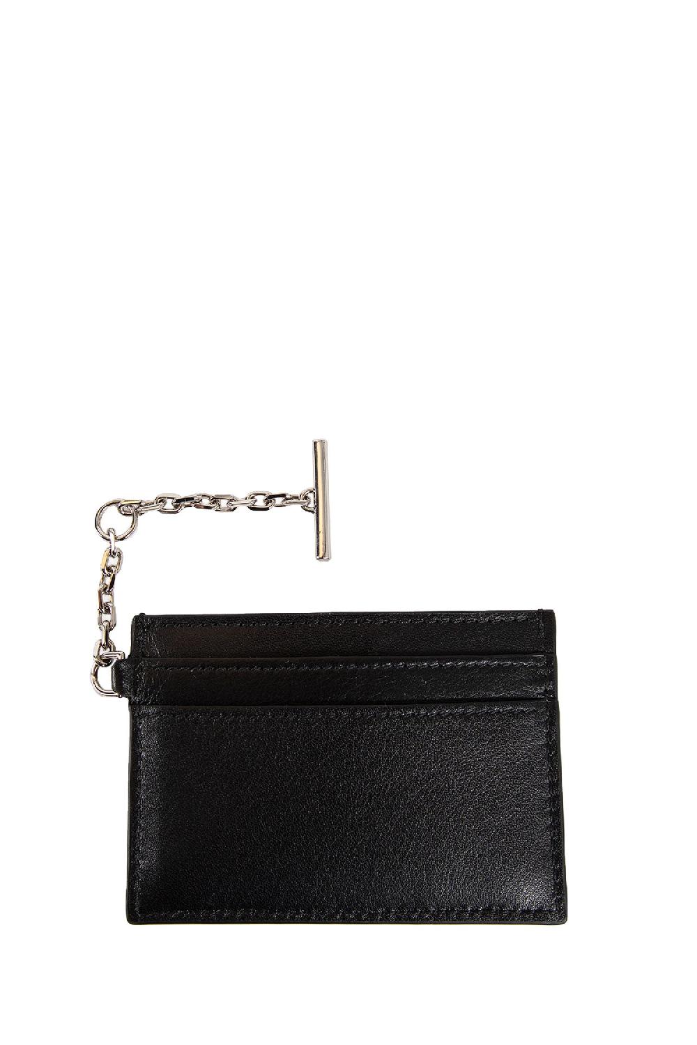 Antonioli ALEXANDER MCQUEEN WOMAN BLACK WALLETS & CARDHOLDERS In Linea