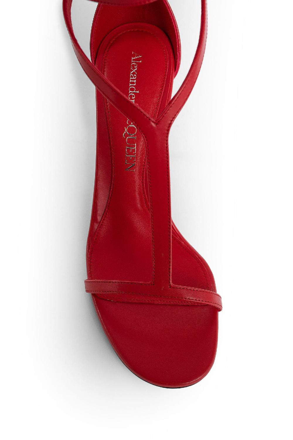 Antonioli ALEXANDER MCQUEEN WOMAN RED SANDALS & SLIDES Convenienza