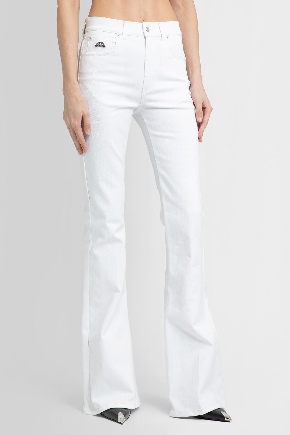 Antonioli ALEXANDER MCQUEEN WOMAN WHITE JEANS Economico