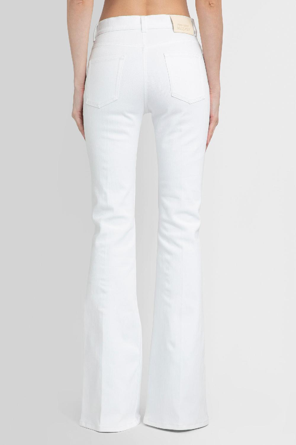 Antonioli ALEXANDER MCQUEEN WOMAN WHITE JEANS Economico