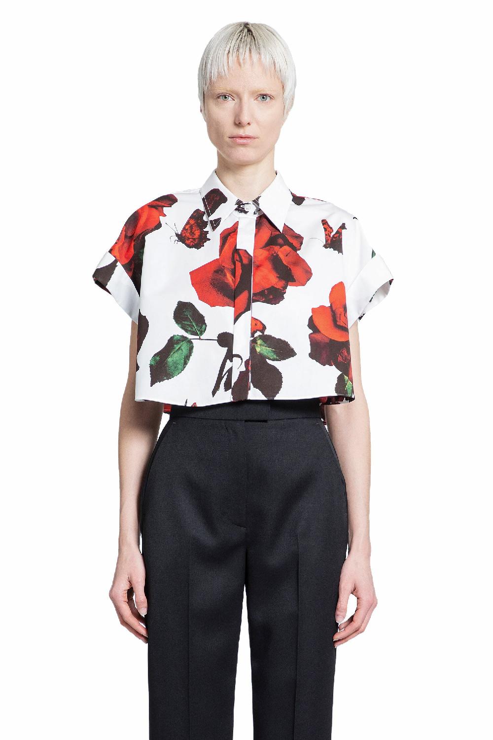 Antonioli ALEXANDER MCQUEEN WOMAN WHITE SHIRTS Online
