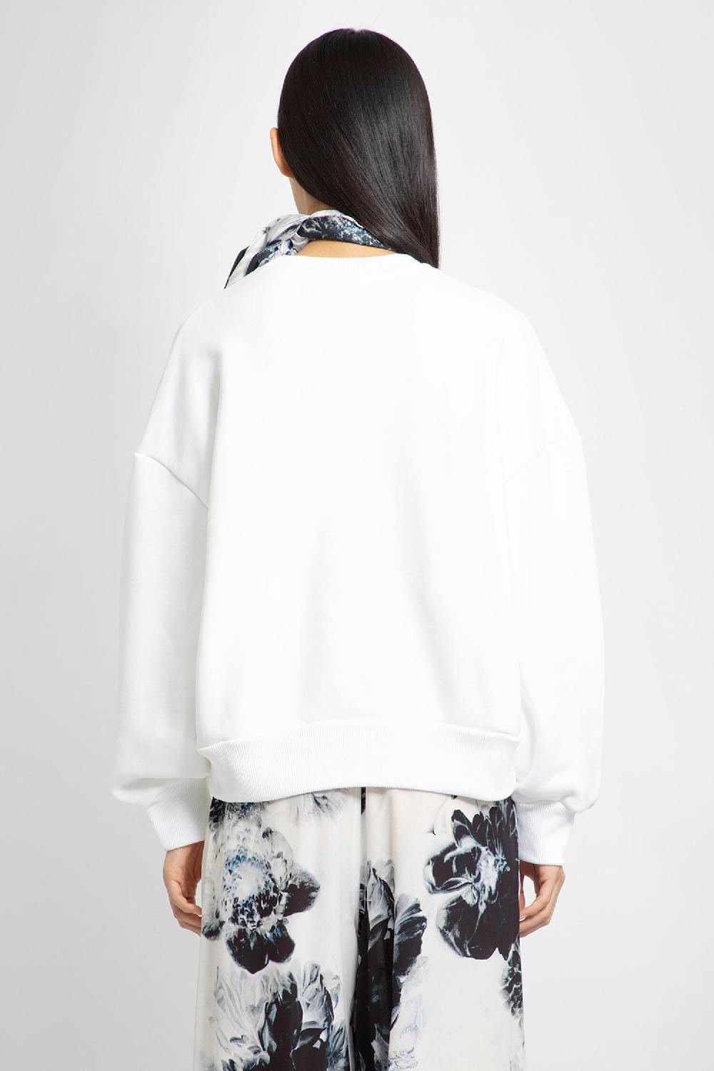 Antonioli ALEXANDER MCQUEEN WOMAN WHITE SWEATSHIRTS Vendita Economica