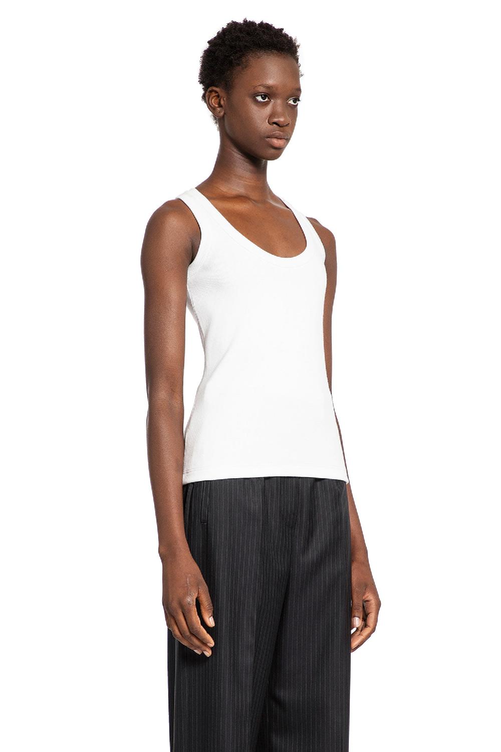 Antonioli ALEXANDER MCQUEEN WOMAN WHITE T-SHIRTS & TANK TOPS Vendite Flash