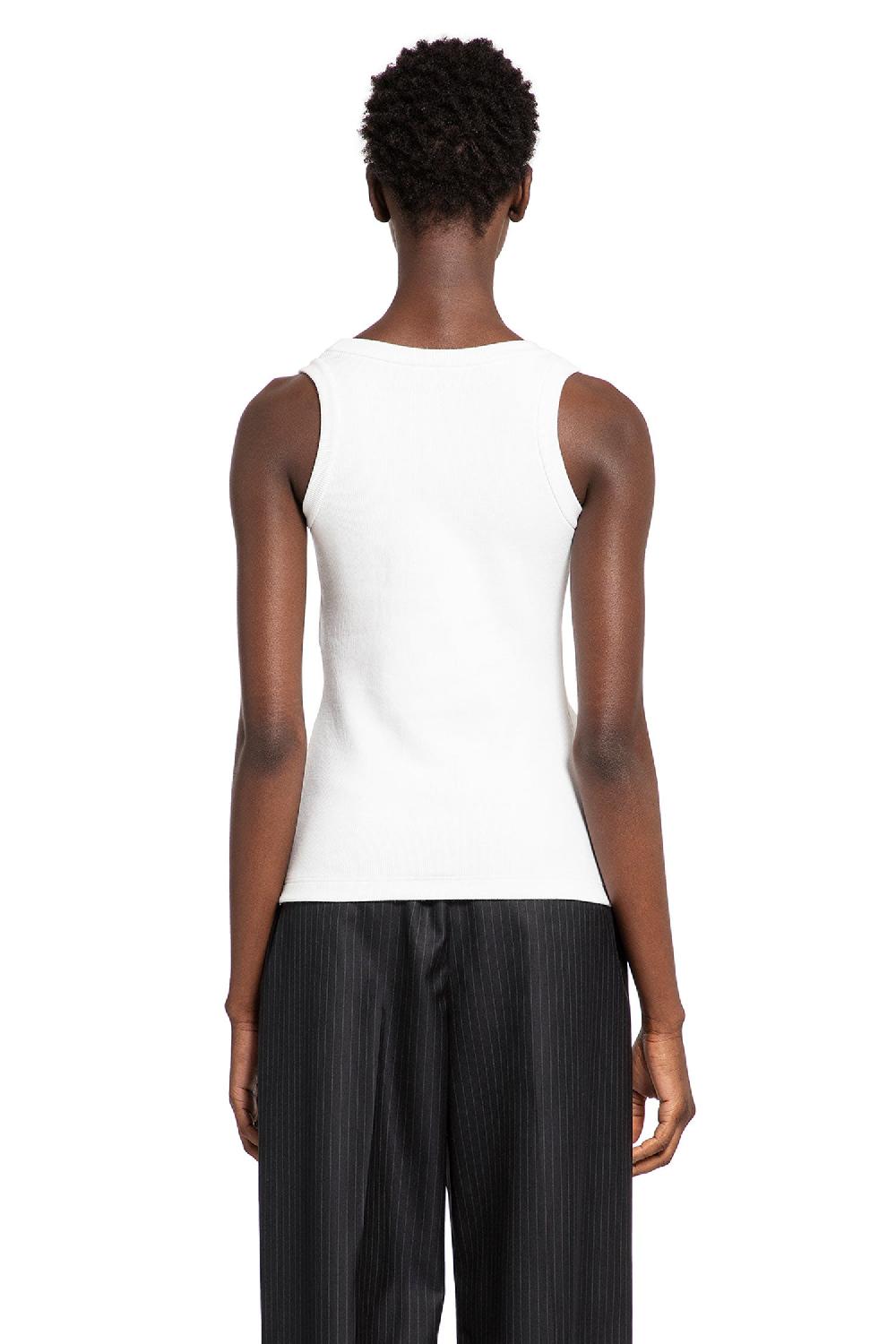 Antonioli ALEXANDER MCQUEEN WOMAN WHITE T-SHIRTS & TANK TOPS Vendite Flash
