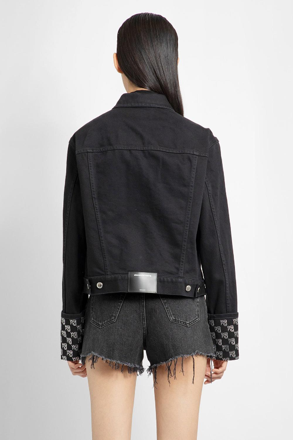 Antonioli ALEXANDER WANG WOMAN BLACK JACKETS Italia