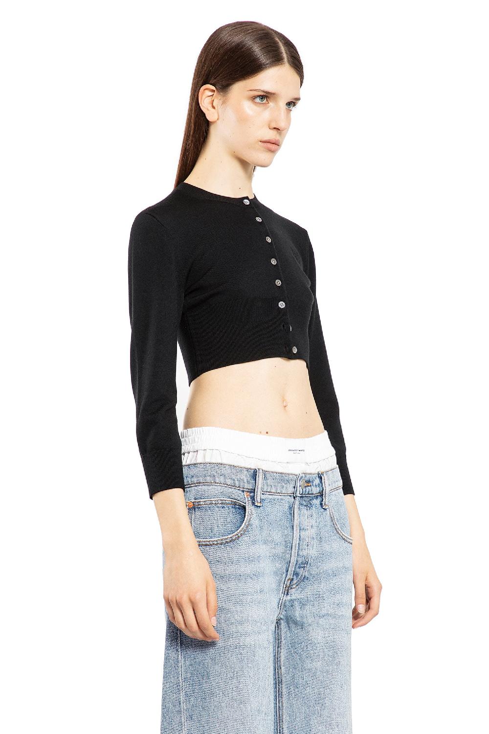 Antonioli ALEXANDER WANG WOMAN BLACK KNITWEAR Qualità
