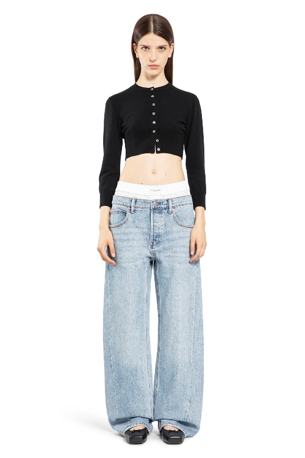 Antonioli ALEXANDER WANG WOMAN BLACK KNITWEAR Qualità