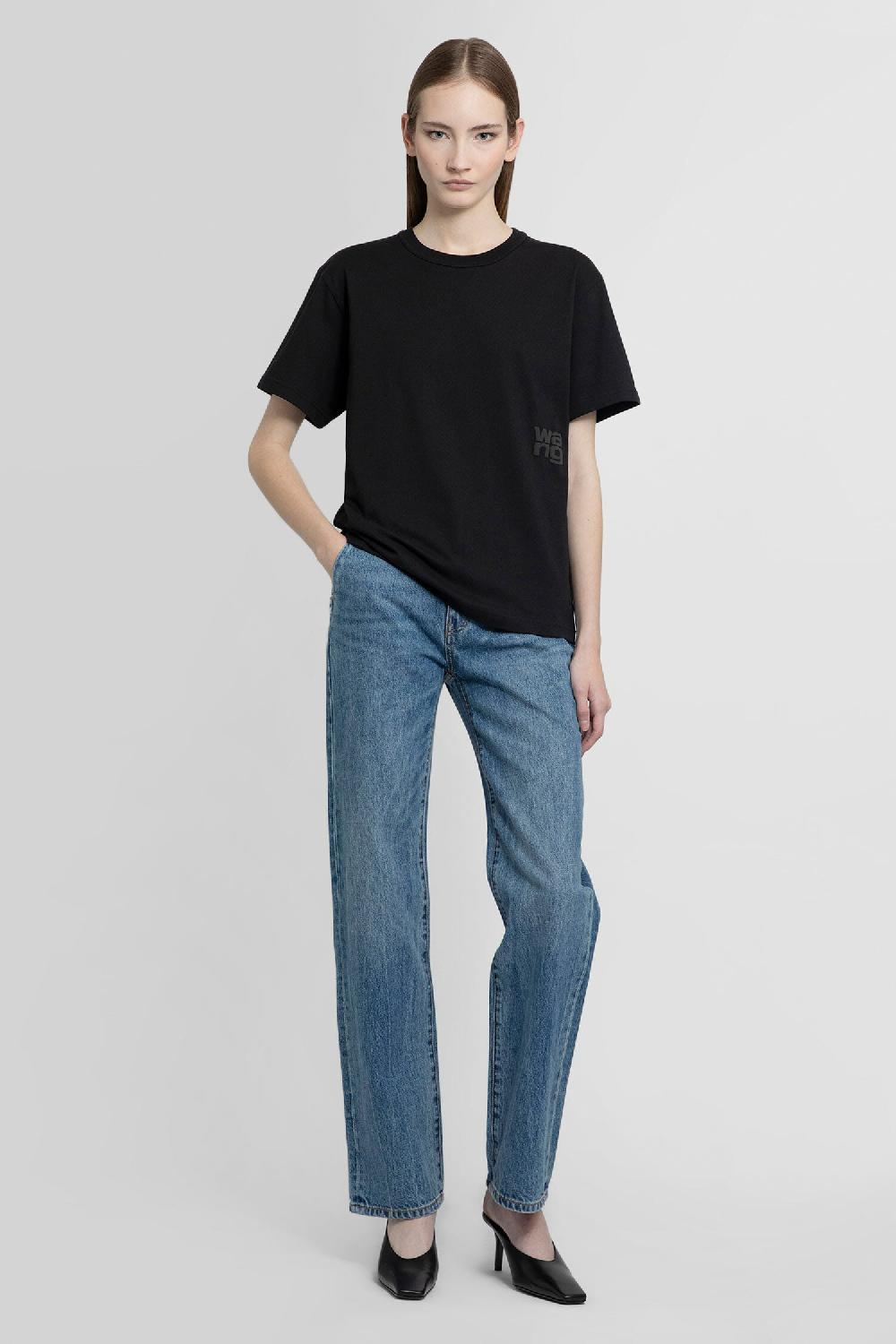 Antonioli ALEXANDER WANG WOMAN BLACK T-SHIRTS & TANK TOPS Acquista Ora