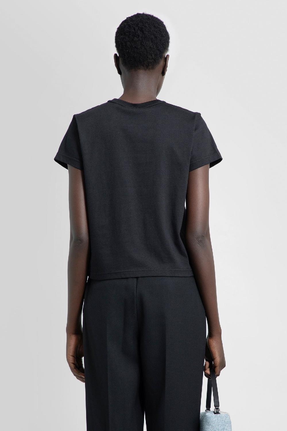 Antonioli ALEXANDER WANG WOMAN BLACK T-SHIRTS & TANK TOPS Consegna Veloce