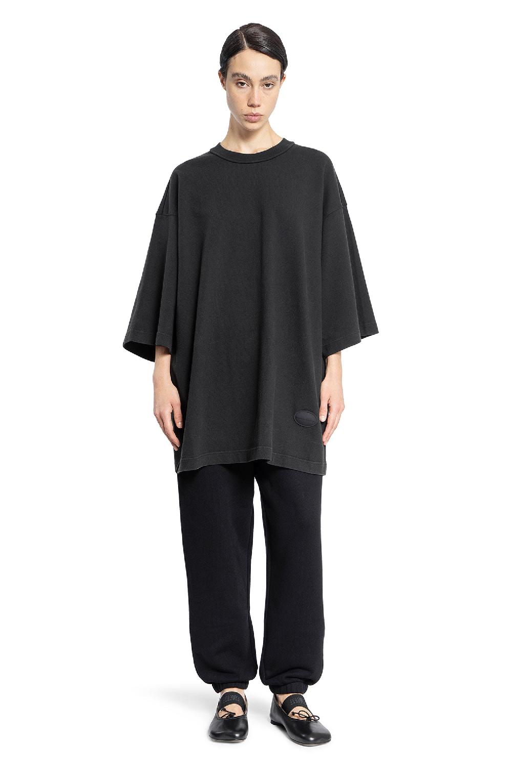 Antonioli ALEXANDER WANG WOMAN BLACK T-SHIRTS & TANK TOPS Fino Al -60%