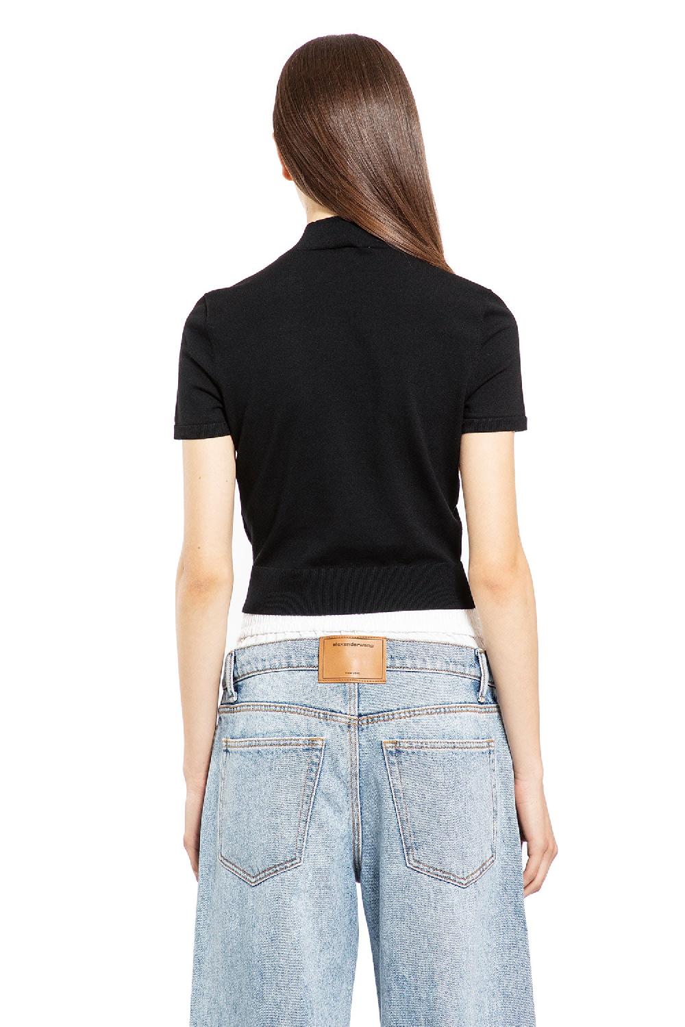 Antonioli ALEXANDER WANG WOMAN BLACK TOPS Affare Del Giorno