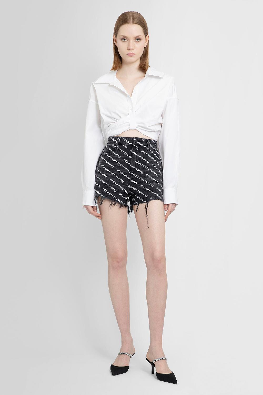 Antonioli ALEXANDER WANG WOMAN GREY SHORTS Economico