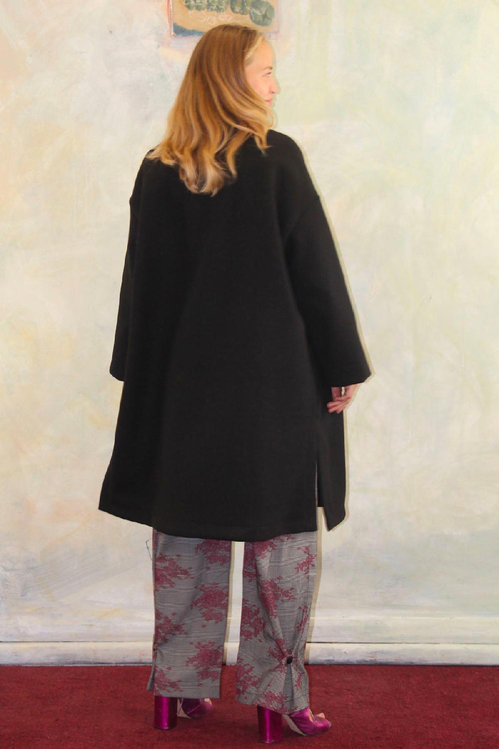 ROSÈ A POIS Baustelle Cappotto Panno Moda