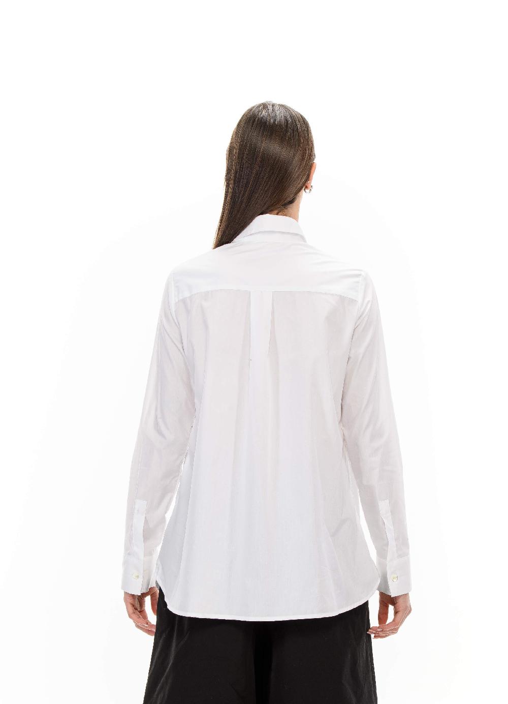 ROSÈ A POIS ENDORA Camicia bianca maxi-cuore Vendita