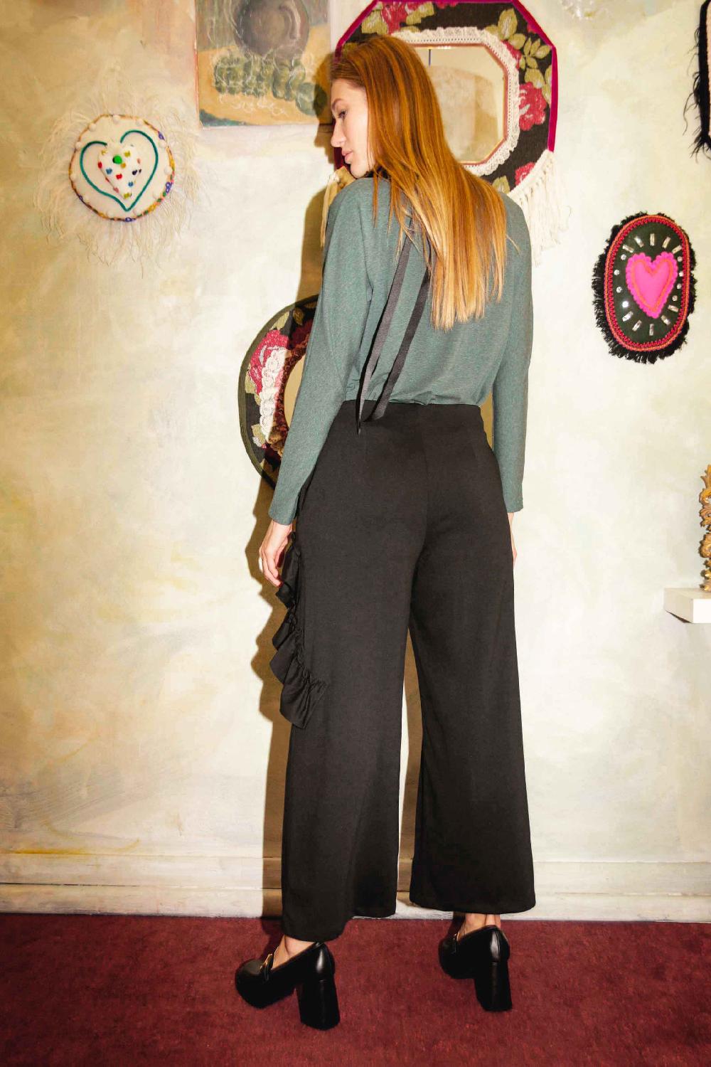 ROSÈ A POIS ZENITSU Pantalone con rouches Hotsell