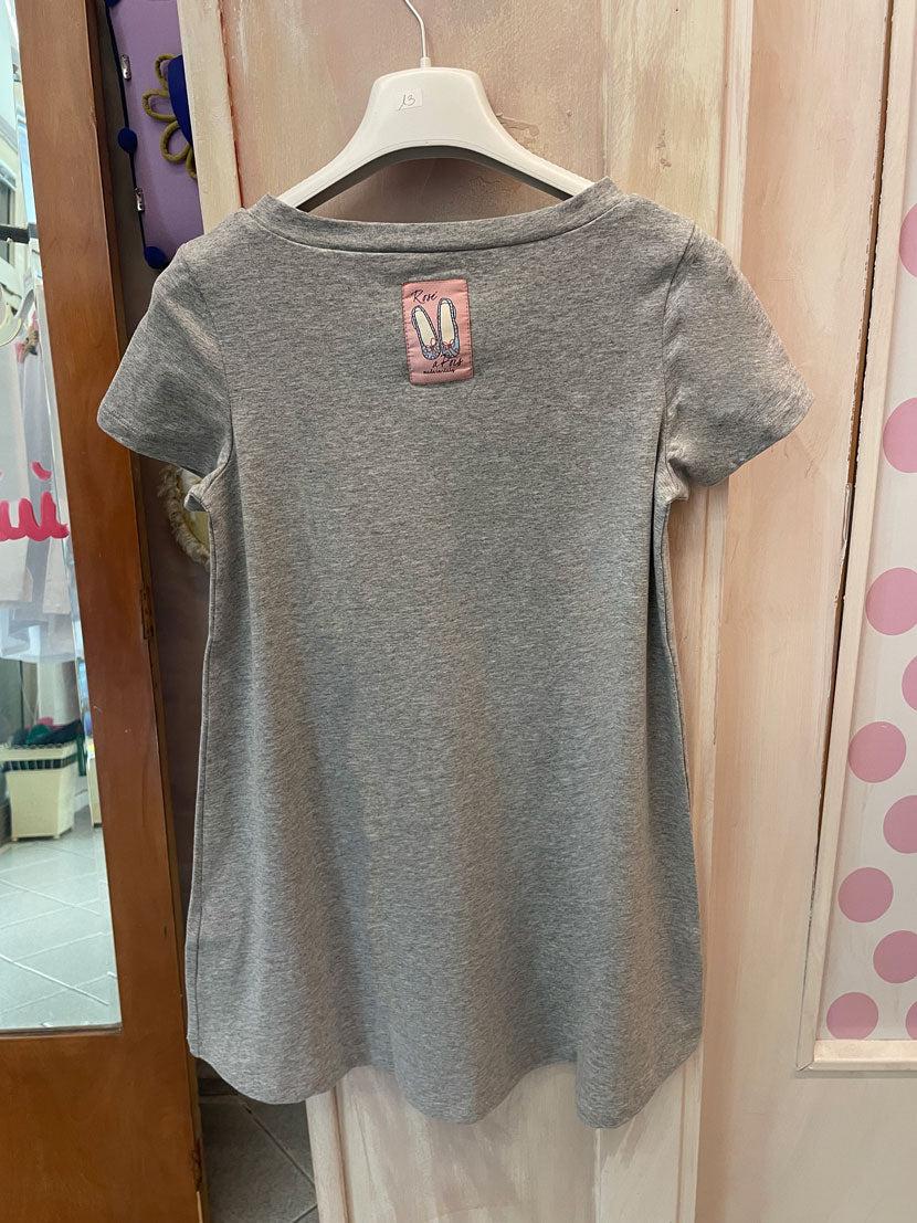 ROSÈ A POIS Blue T-shirt Qualità Garantita