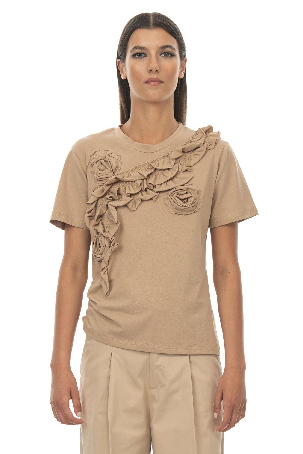 ROSÈ A POIS Jasmine T-shirt Nuovo