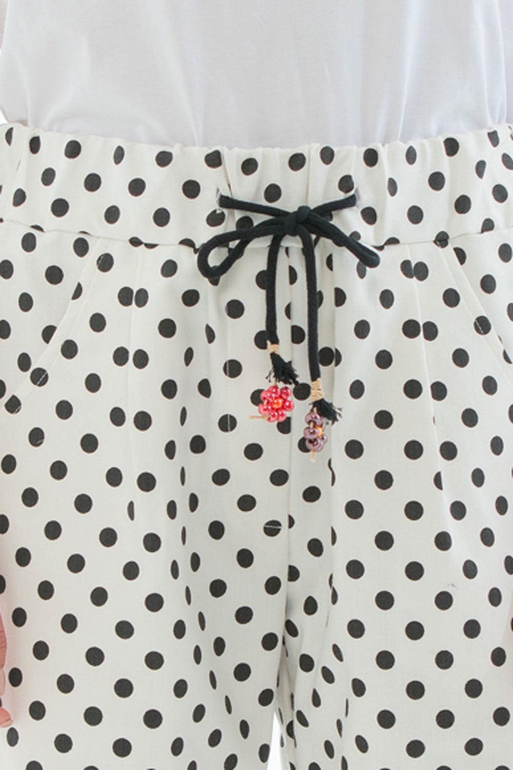 ROSÈ A POIS Mago di Oz Pantalone Pois Spedizione Gratuita