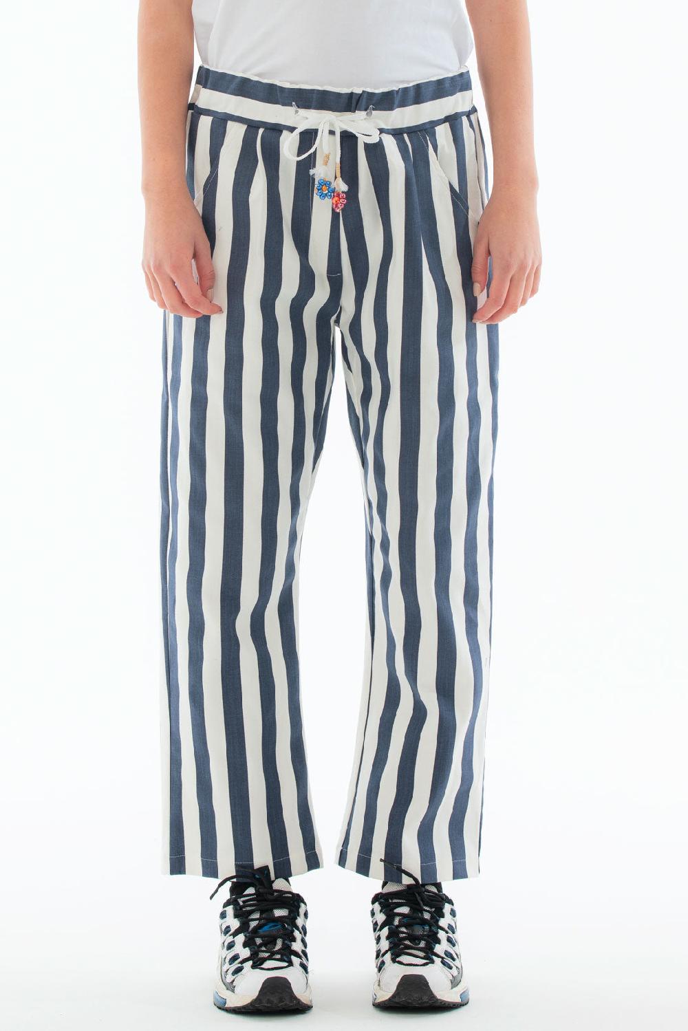 ROSÈ A POIS Mago di Oz Pantalone Riga