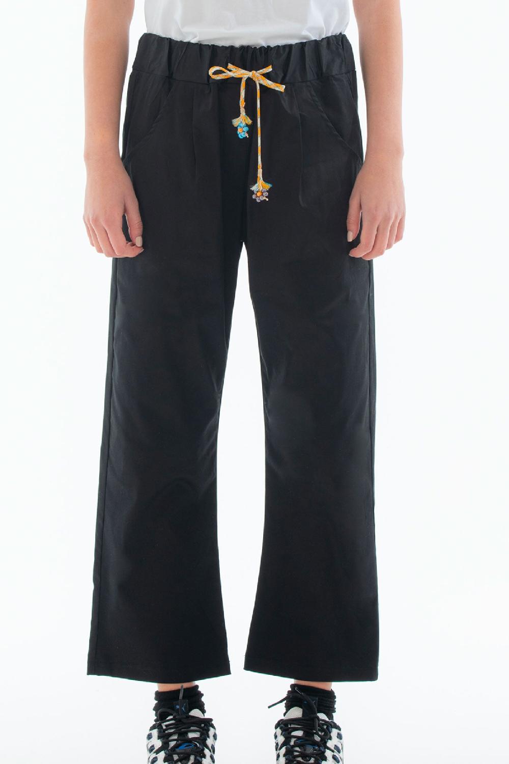 ROSÈ A POIS Mago di Oz Pantalone Nero Economico