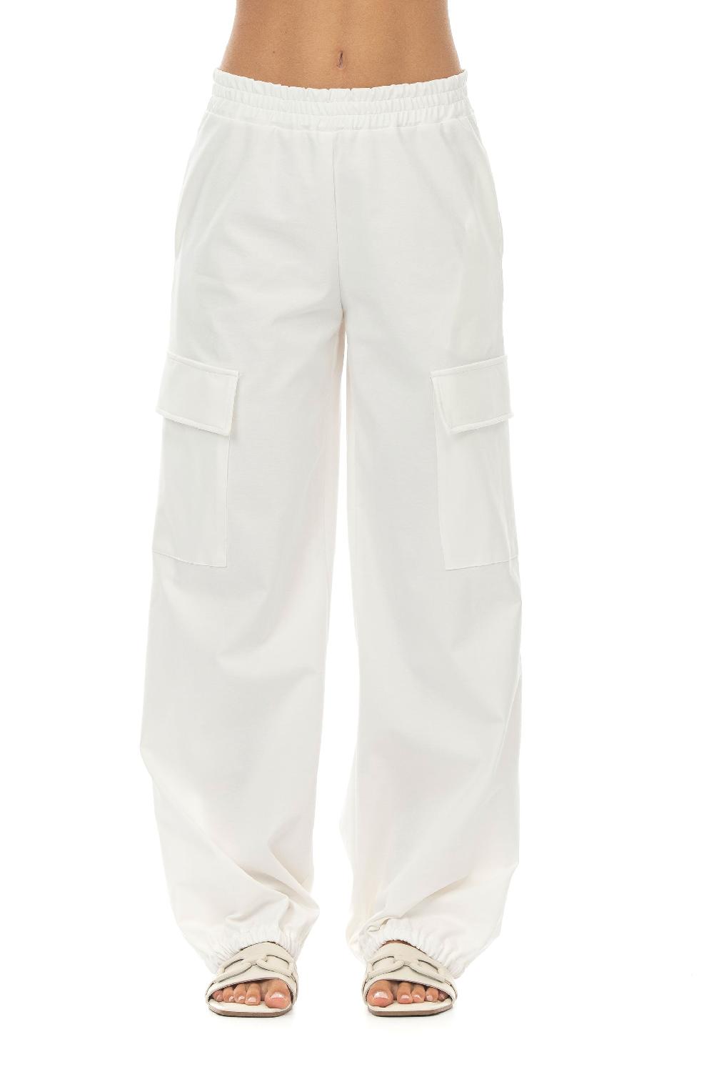 ROSÈ A POIS Pippo Pantalone Bianco
