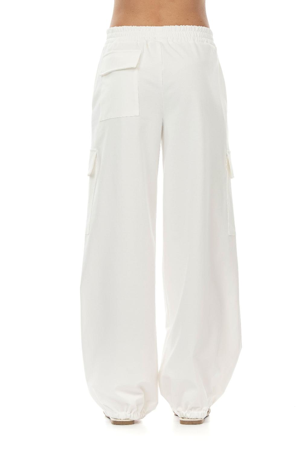 ROSÈ A POIS Pippo Pantalone Bianco Outlet