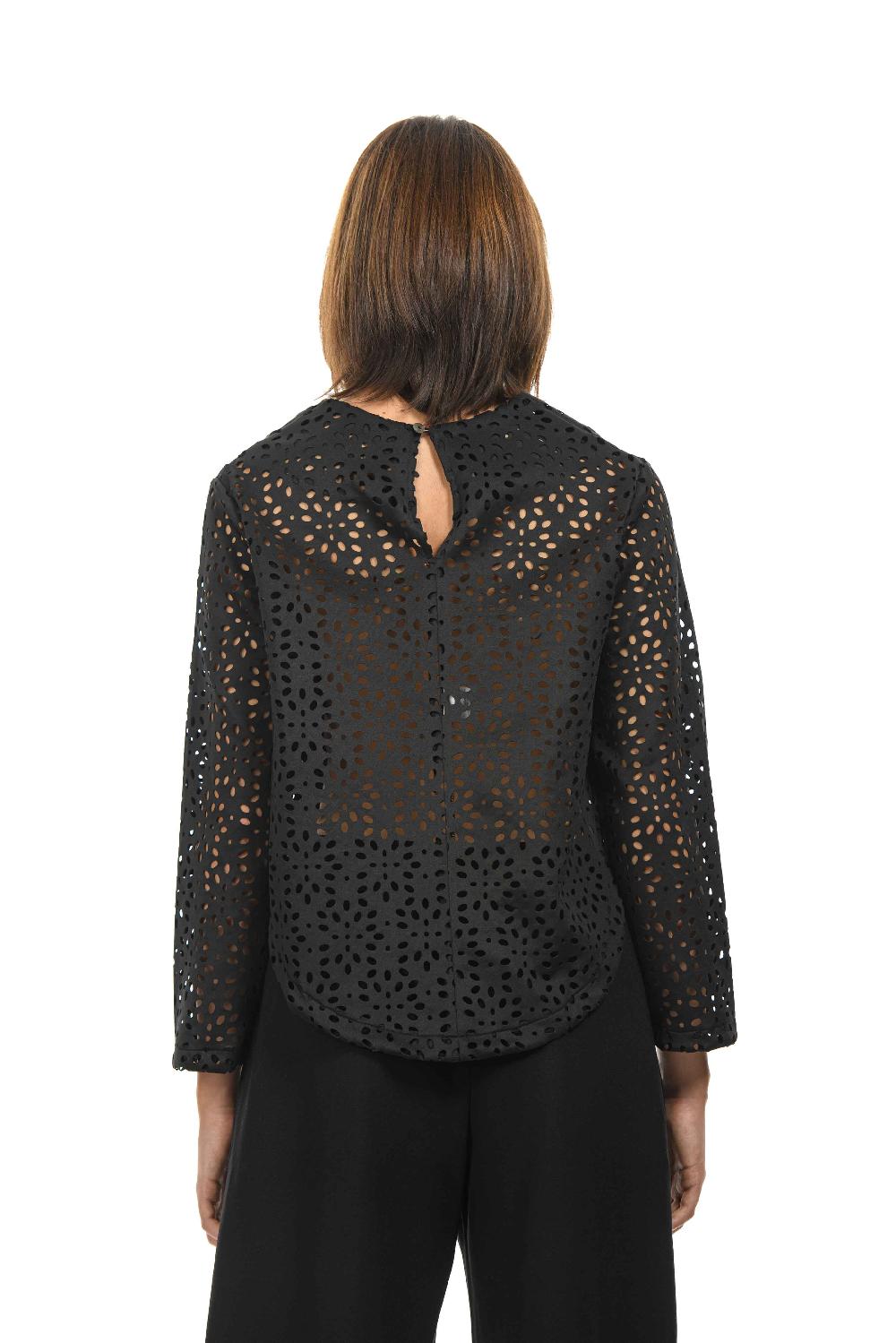 ROSÈ A POIS PLAGG Blusa traforata Offerte