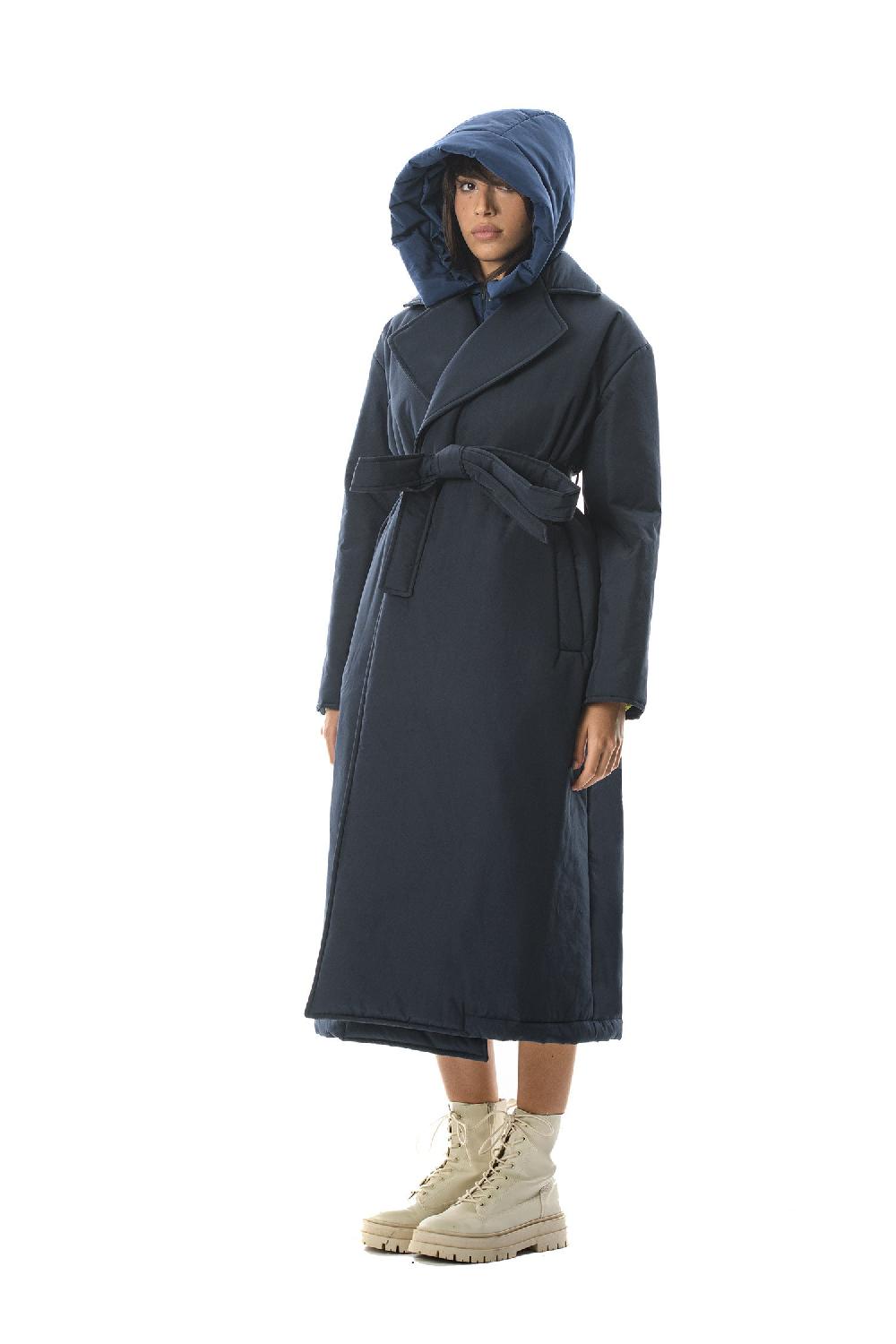 ROSÈ A POIS TEODORA Trench imbottito Moda