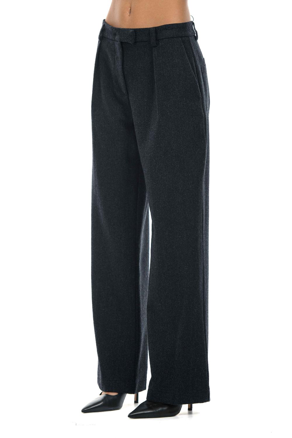 ROSÈ A POIS BING Pantalone in pura lana Spedizione Gratuita