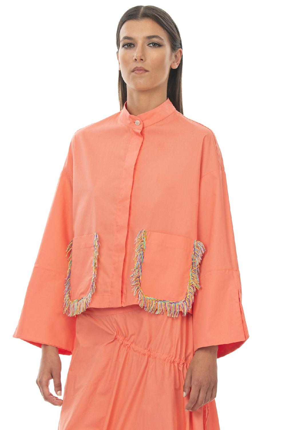 ROSÈ A POIS Hansel Camicia Rosa Qualità Garantita