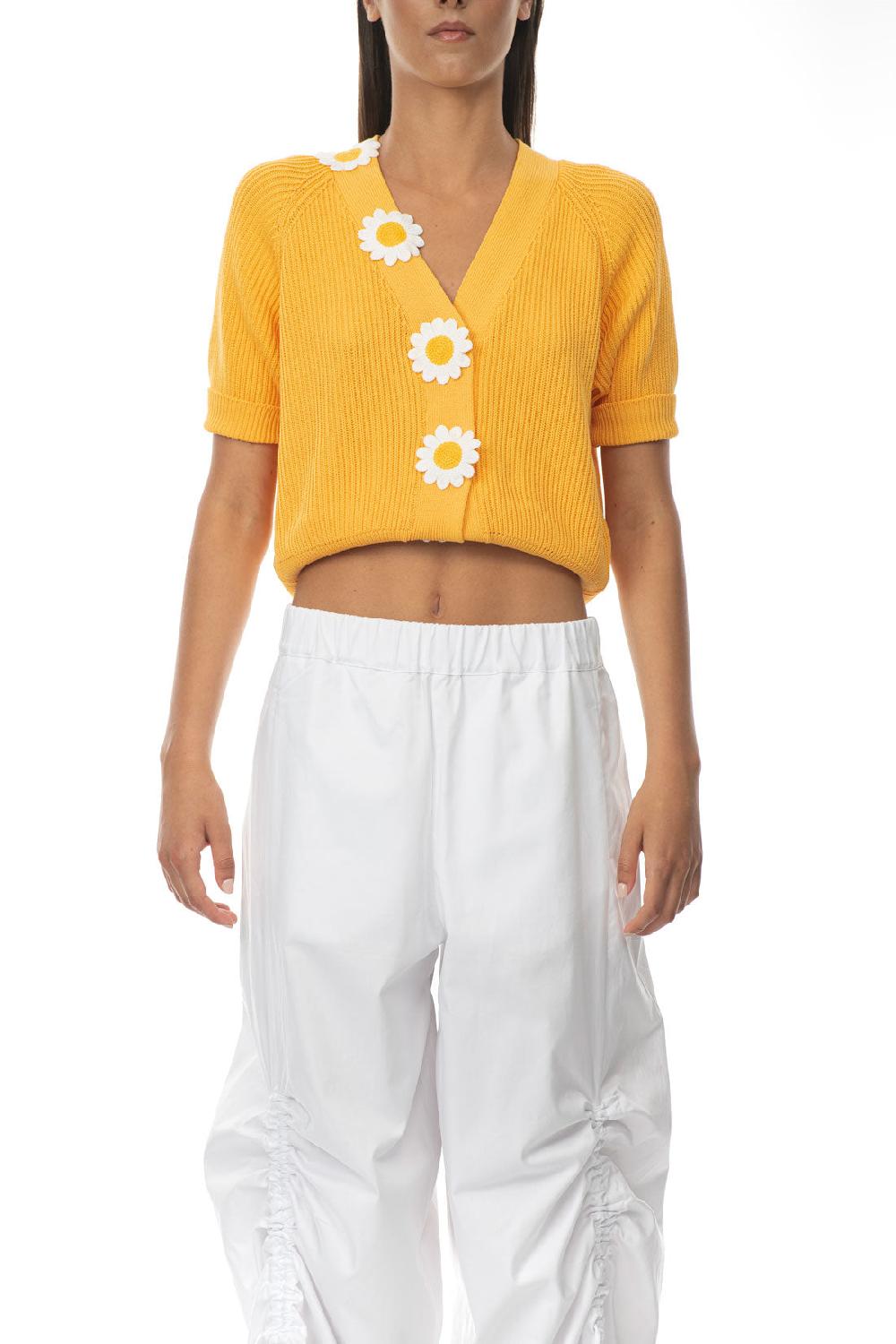 ROSÈ A POIS Ranocchio Pantalone Giallo Promozione Limitata