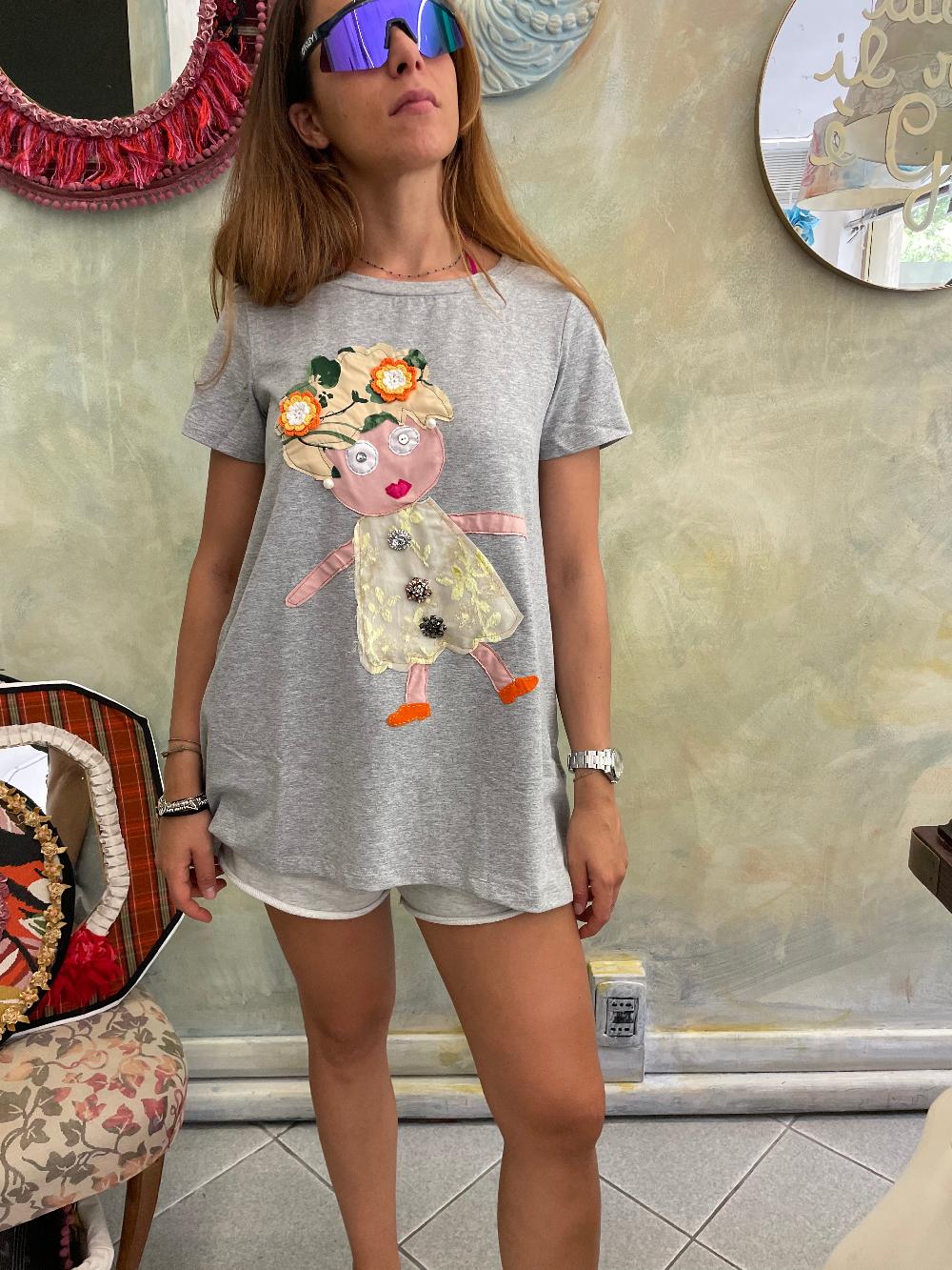 ROSÈ A POIS Bambolina T-shirt Acquista Ora