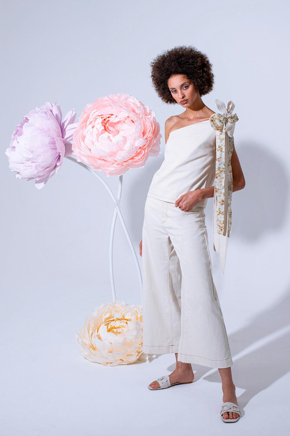 ROSÈ A POIS Biancaneve Pantalone Economico