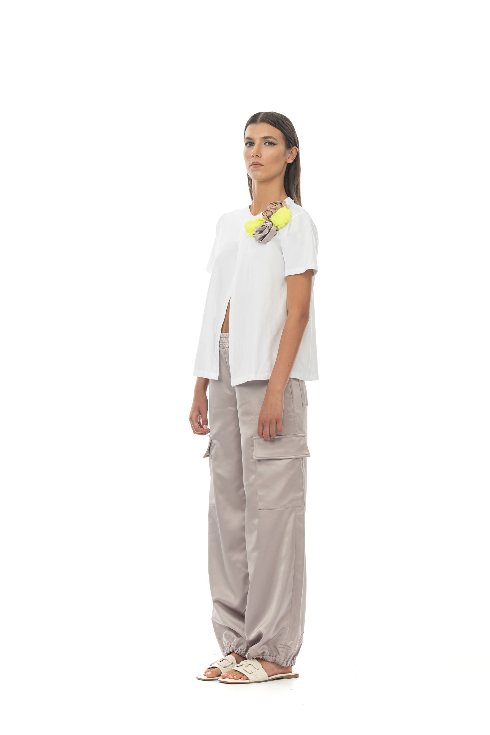 ROSÈ A POIS Oceania T-shirt Bianco Offerte