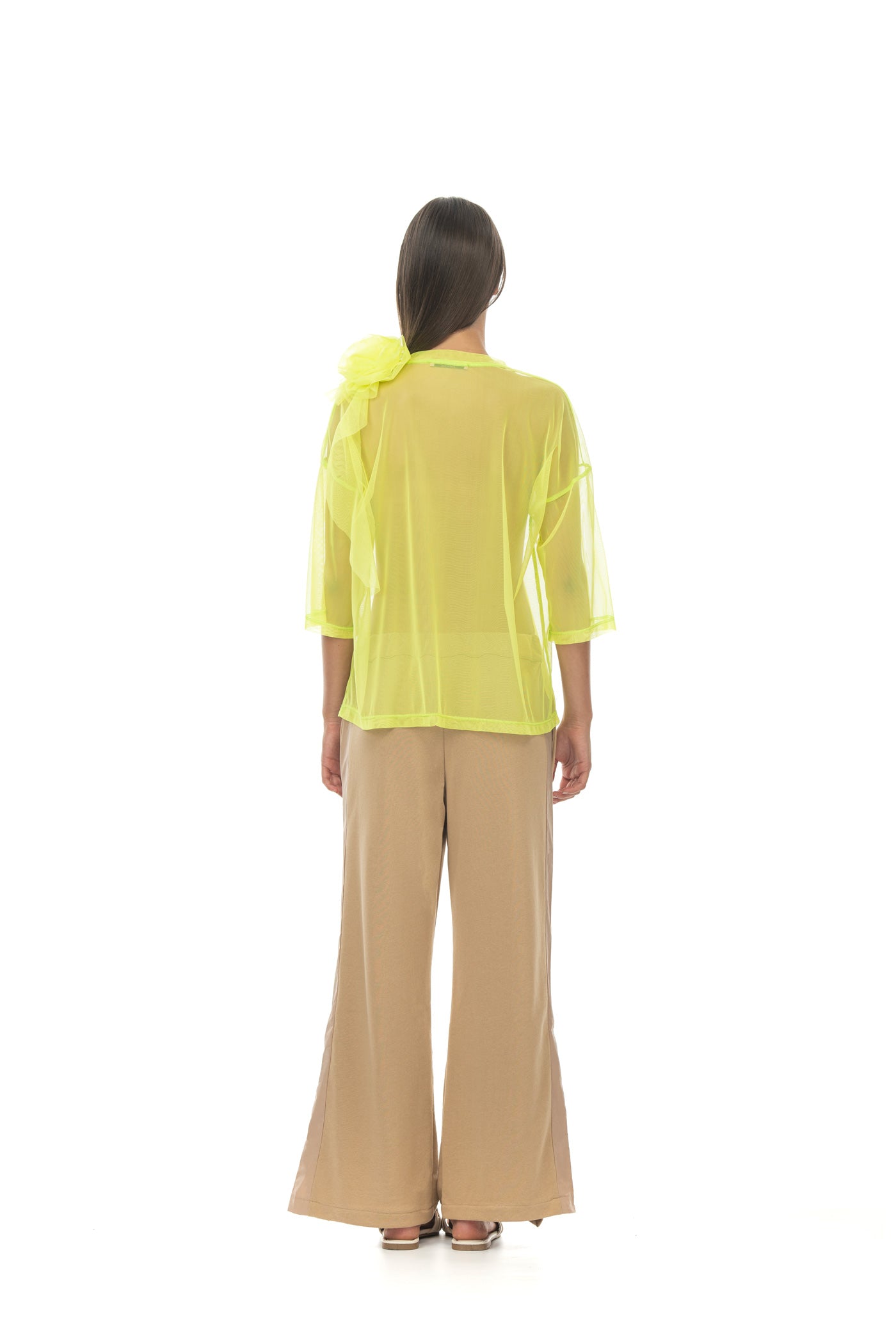 ROSÈ A POIS Pimpi T-shirt Lime Vendita Calda