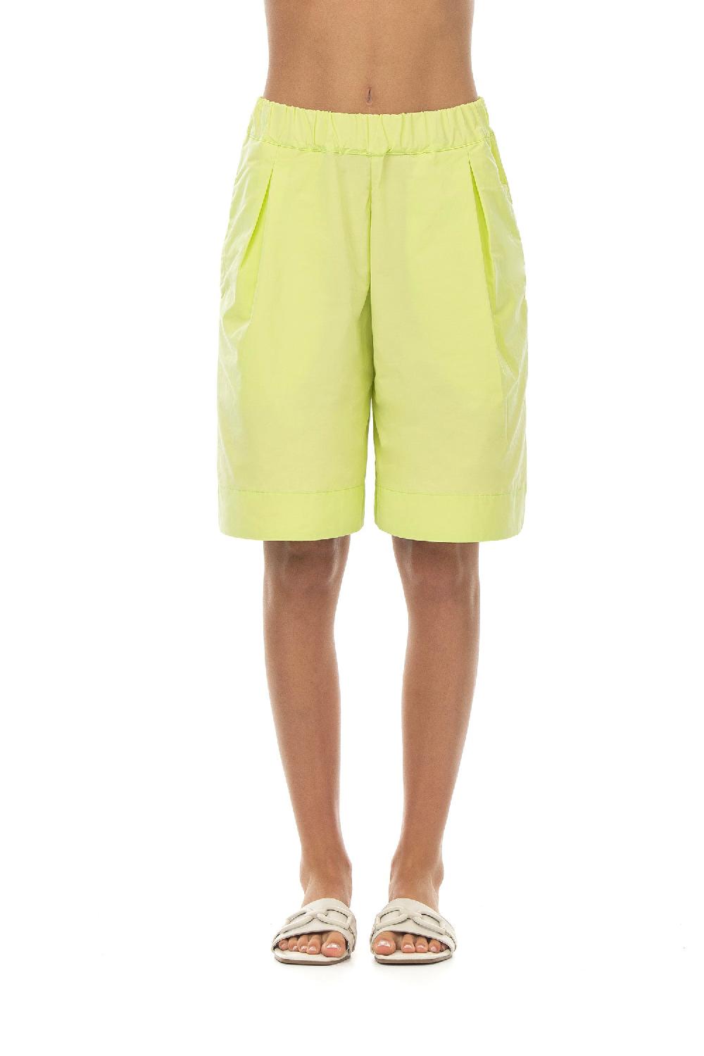 ROSÈ A POIS Robin Hood Bermuda Lime Moda