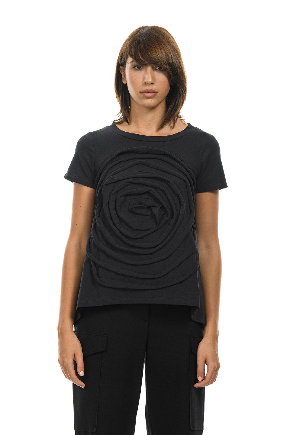 ROSÈ A POIS PESCA T-shirt con extra rosa Hotsell