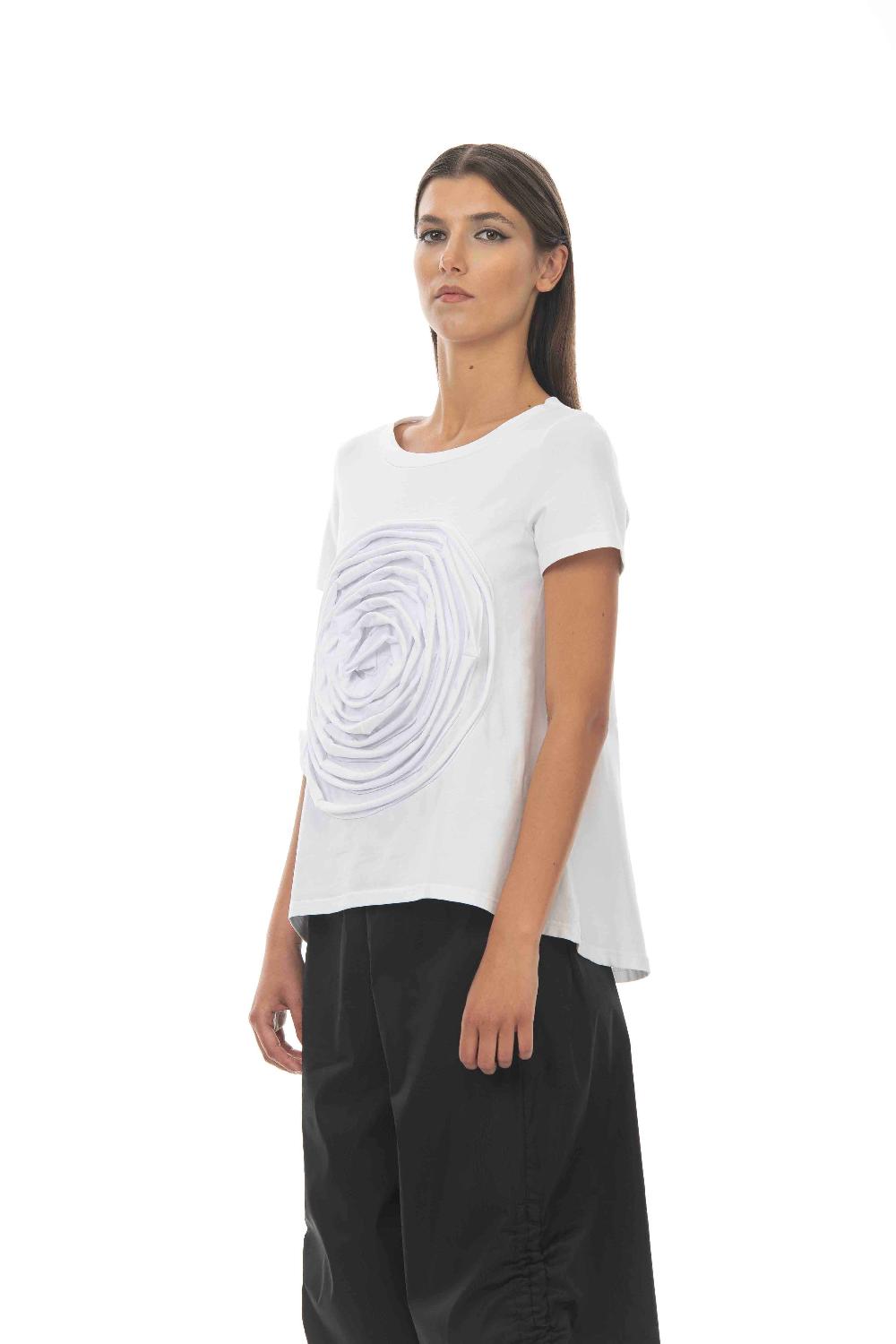 ROSÈ A POIS PESCA T-shirt con extra rosa Hotsell