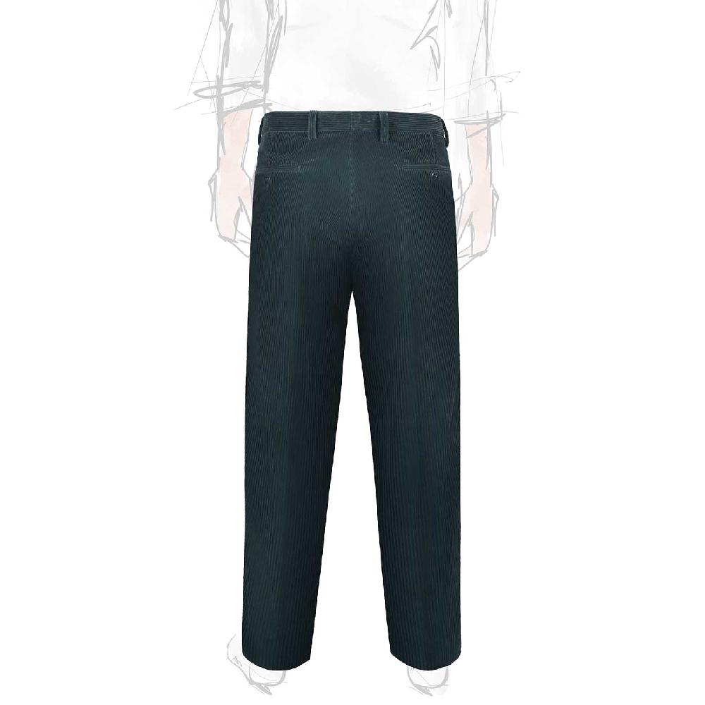 Rubinacci Vintage archive pantalone velluto a coste con pinces ottanio Promozione