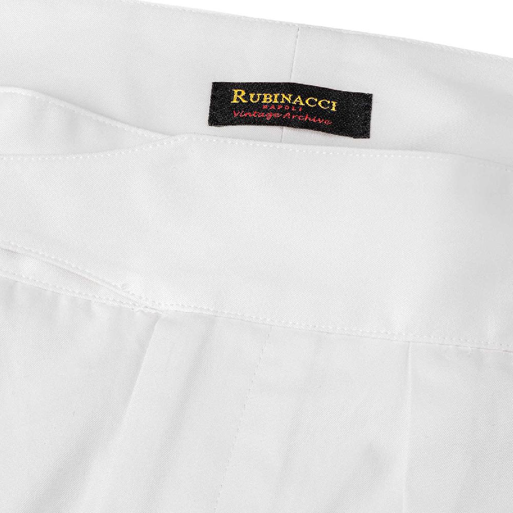 Rubinacci Vintage archive pantalone Manny in cotone bianco Pezzi Unici