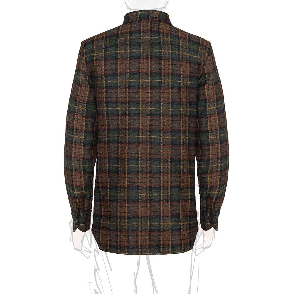 Rubinacci Vintage archive overshirt in lana tartan Fino Al -60%