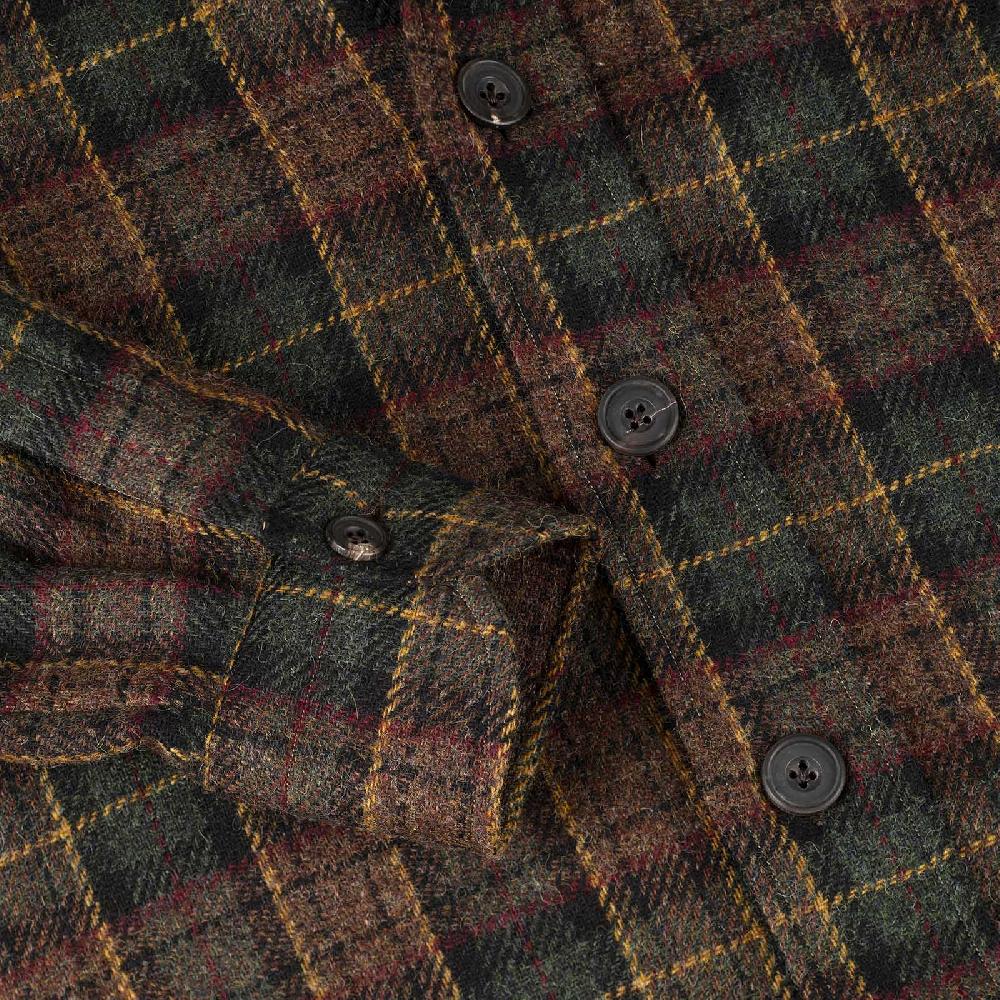 Rubinacci Vintage archive overshirt in lana tartan Fino Al -60%