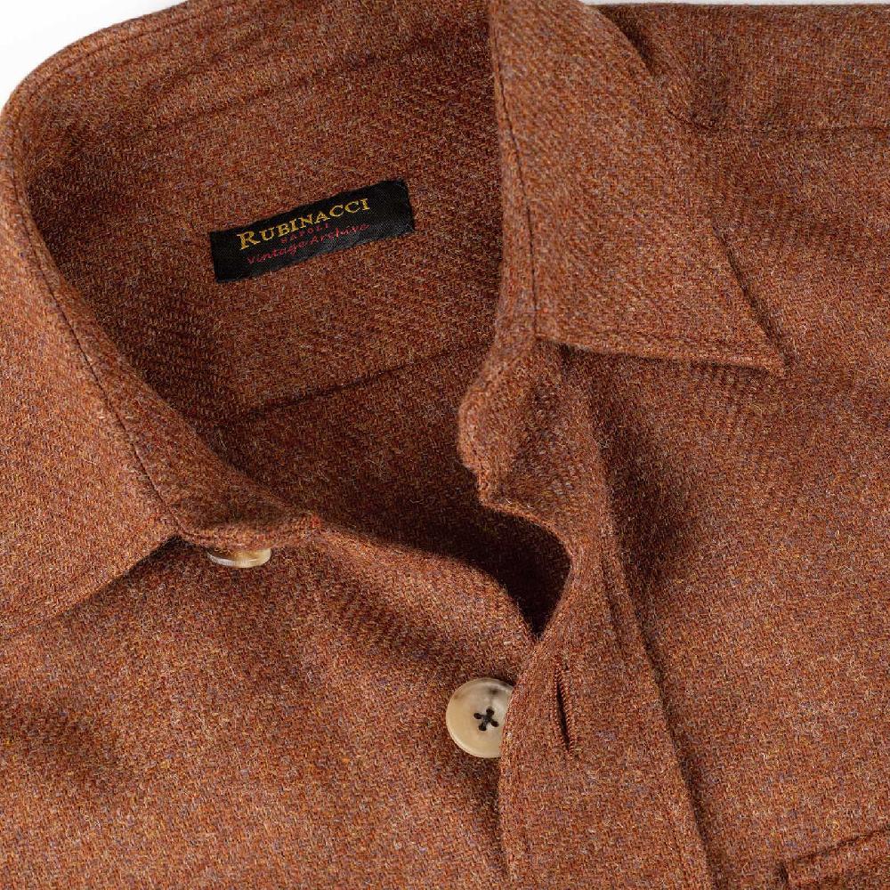 Rubinacci Vintage archive sahariana in lana ruggine Saldi